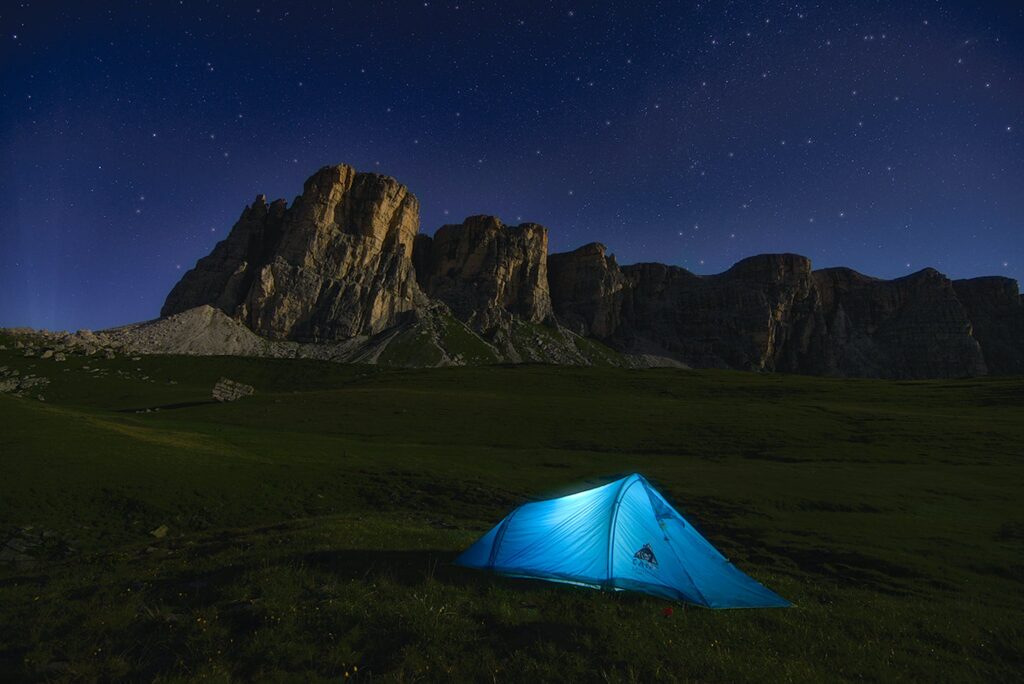 use a hot water bottle on a camping trip