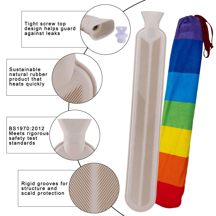 Rainbow Hot Water Bottle