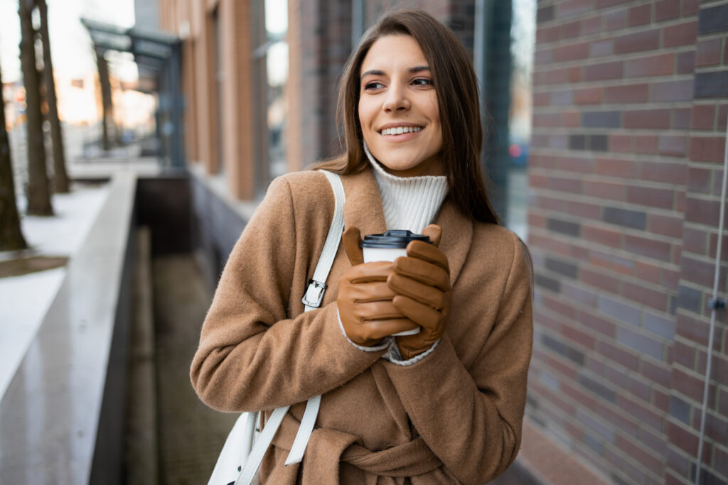 Woman with Raynaud's warms hands